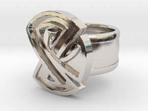 Restraint Ring in Rhodium Plated Brass: 5 / 49