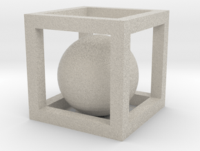 Ball-in-a-Box in Natural Sandstone