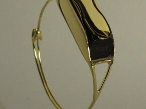Sanabelle Fitbit Flex Bracelet in 18k Gold Plated Brass