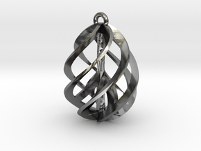 Peace Ascendant - 20mm in Fine Detail Polished Silver