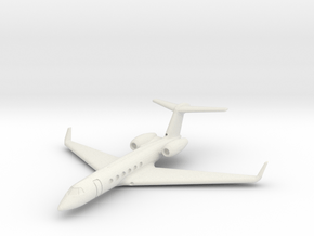 1:700 GulfStream V Business Class Jet Plane.  in White Natural Versatile Plastic