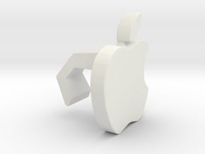 iMac (Intel 21.5/27") Camera Cover - Apple in White Natural Versatile Plastic