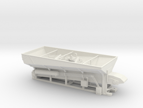 1/50th Stone Slinger Dump Truck Body in White Natural Versatile Plastic