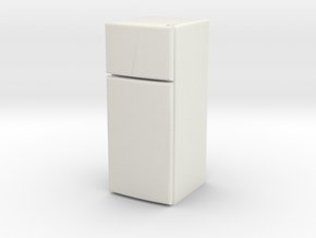 1:48 Apartment Small Fridge in White Natural Versatile Plastic