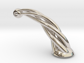 Model 70150 Arm-RT-M3 (Part 2) in Rhodium Plated Brass