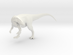 Dinosaur  Carcharodontosaurus 1:40 V1 in White Natural Versatile Plastic
