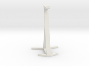Headset Stand in White Natural Versatile Plastic
