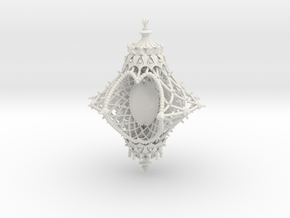 Ornament of the Angelic Spirit [customizable] in White Natural Versatile Plastic