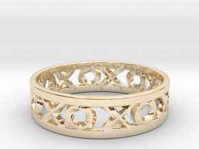 Size 8 Xoxo Ring in 14K Yellow Gold