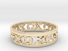 Size 10 Xoxo Ring in 14K Yellow Gold