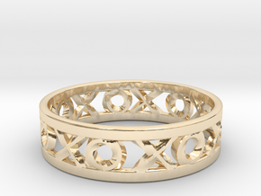 Size 11 Xoxo Ring in 14K Yellow Gold