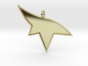 Mirrors Edge Pendant in 18k Gold Plated Brass