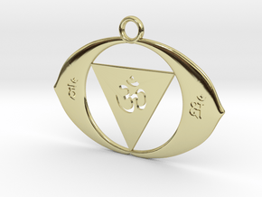 AJNA Chakra in 18k Gold Plated Brass
