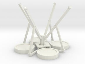 Bungee Trampolin 2.0 - 1:160 (N scale) in White Natural Versatile Plastic
