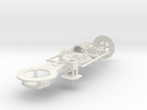 Minidoppelstock Antrieb - 1:220 (Z scale) in White Natural Versatile Plastic