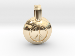 Peace in 14K Yellow Gold