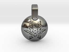 Snow in Fine Detail Polished Silver