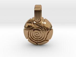 Spiral in Polished Brass