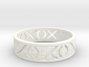 Size 11 Xoxo Ring A in White Processed Versatile Plastic
