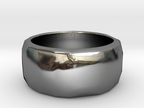CODE: WP62 - RING SIZE 7 in Fine Detail Polished Silver
