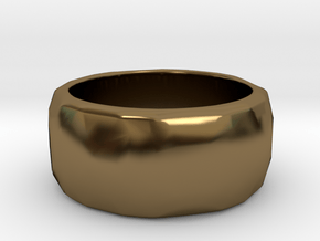 CODE: WP62 - RING SIZE 7 in Polished Bronze