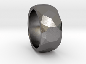 CODE: WP27 - RING SIZE 7 in Polished Nickel Steel