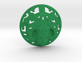 Mayan Princess 7 Cm in Green Processed Versatile Plastic