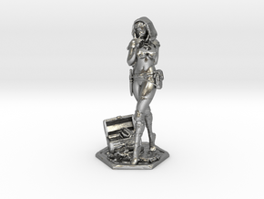 Female Thief 2inch in Natural Silver