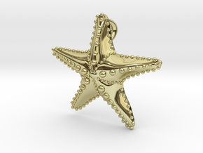  Starfish in 18k Gold Plated Brass