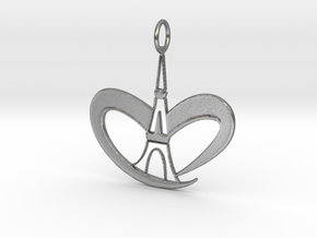 Love Paris - Eiffel Tower in Natural Silver