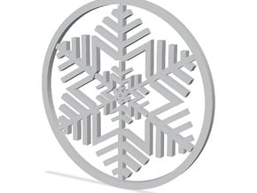 Gimbal Snowflake in Tan Fine Detail Plastic