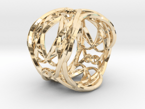 Ring Elegance - for royalty in 14K Yellow Gold