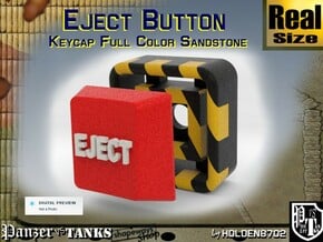 Full Color Button of EJECT in Full Color Sandstone