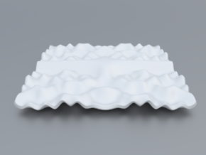 Mathematical Function 11 in White Processed Versatile Plastic