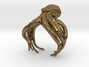 Cthulhu Ring in Polished Bronze