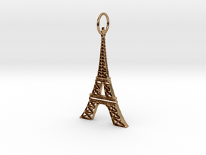 Eiffel Tower Earring Ornament in Polished Brass