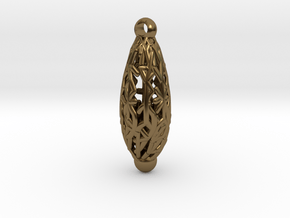 Radici, pendant in Polished Bronze