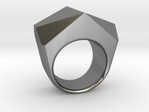 CODE: N12 - RING SIZE 7 in Polished Silver