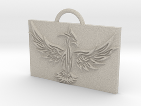 Phoenix in Flight in Natural Sandstone