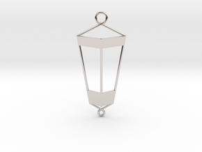Lantern Pendant in Platinum