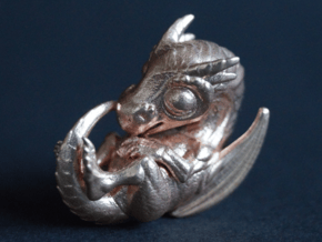 Dragon Baby Talisman in Natural Bronze