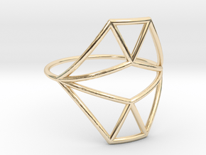 VECTOR EQUILIBRIUM Ring Nº18 in 14K Yellow Gold