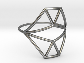 VECTOR EQUILIBRIUM Ring Nº18 in Polished Silver