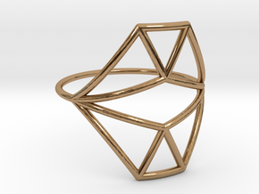 VECTOR EQUILIBRIUM Ring Nº18 in Polished Brass
