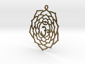 Crown Chakra Necklace in Polished Bronze