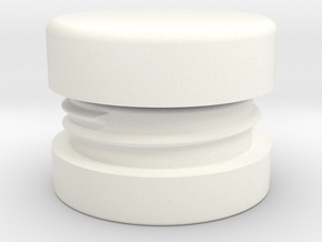 Smallest Lip Balm Container in White Processed Versatile Plastic