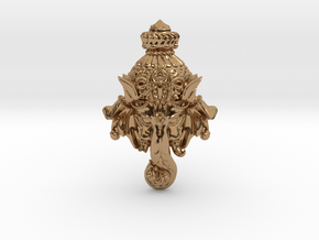 Ganesha -"Wishing Elephant" The god of wealth in Polished Brass