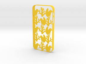 Fox iPhone5/5S case in Yellow Processed Versatile Plastic