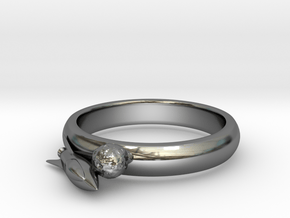 Moon Rocket Ring S 9 2015 in Fine Detail Polished Silver