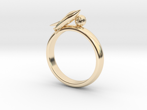 Moon Rocket Ring S 8 in 14K Yellow Gold